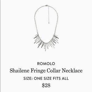 Stitch fix Romolo shailene fringe  collar necklace